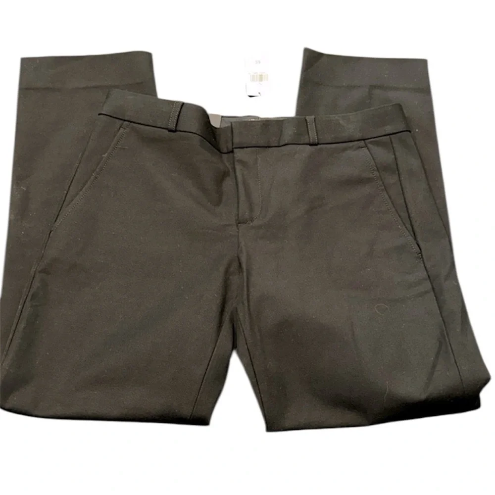 Banana Republic Ryan Black Dress Pants Straight Leg size 6S new with tags